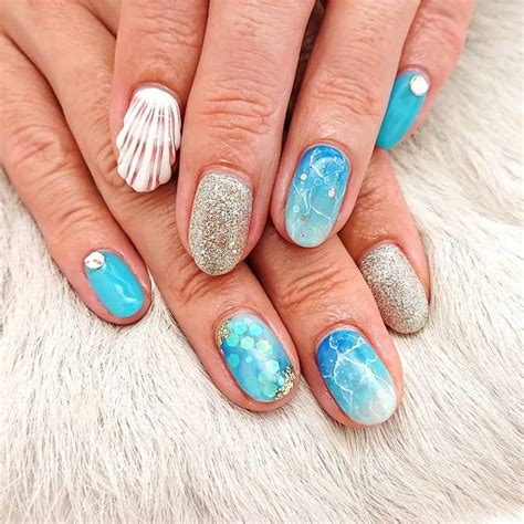 easy ocean nail designs|nails designs for the beach.